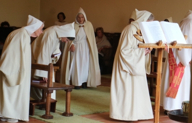 St. Lioba, - bierzemy udział w konferencji w zgromadzeniu Benedyktynów w St. Lioba w Prowansji.