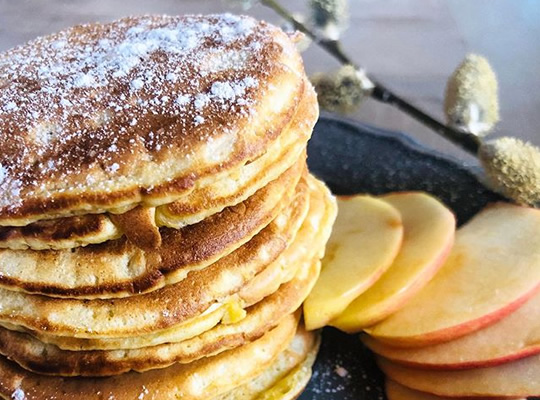 Zdrowsza wersja pancakes z samopszy