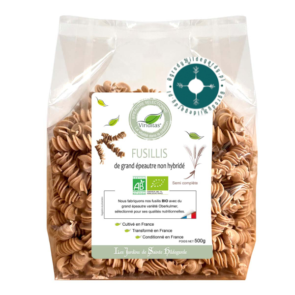 Makaron orkiszowy - Makaron świderki Fusillis- orkisz Oberkulmer Bio 500g