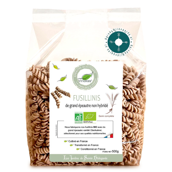 Makaron orkiszowy - Makaron świderki - orkisz Oberkulmer Bio 500g, 03055