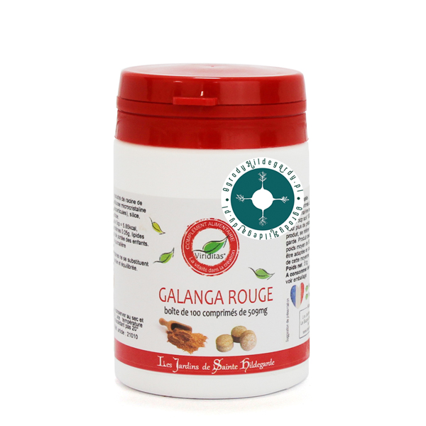 Przyprawy i zioła - Galgant tabletki 509mg/ 100 sztuk, 21010