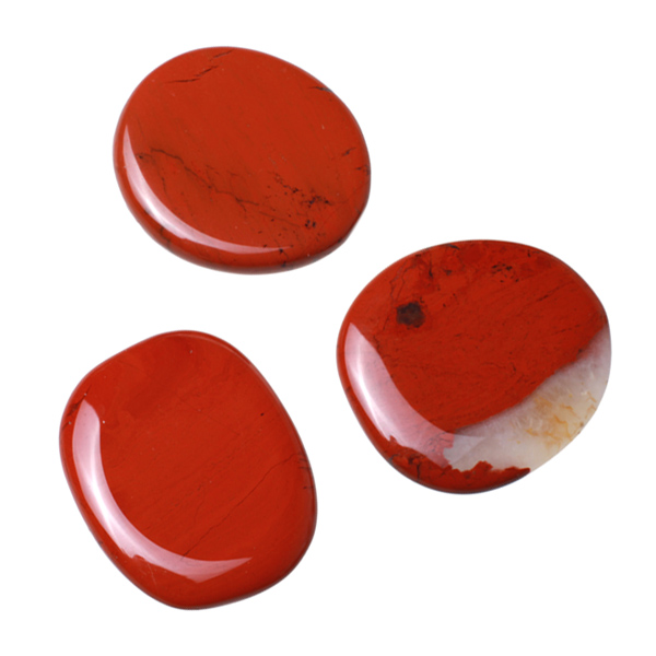 Kamienie szlachetne - Jaspis czerwony polerowany płaski, 71046