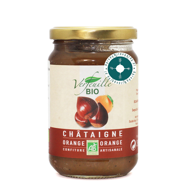 Kasztany jadalne - Konfitura z kasztanów i pomarańczy Bio 370 g*, 15072