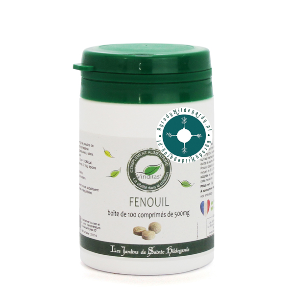 Przyprawy i zioła - Koper włoski tabletki 500mg/ 100 sztuk, 21014