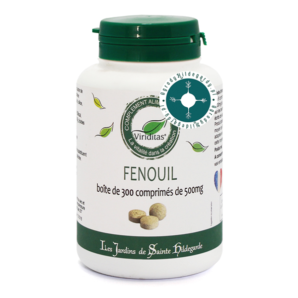 Przyprawy i zioła - Koper włoski tabletki 500mg/ 300 sztuk, 21016