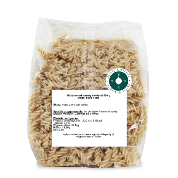 Makaron orkiszowy świderki 500 g