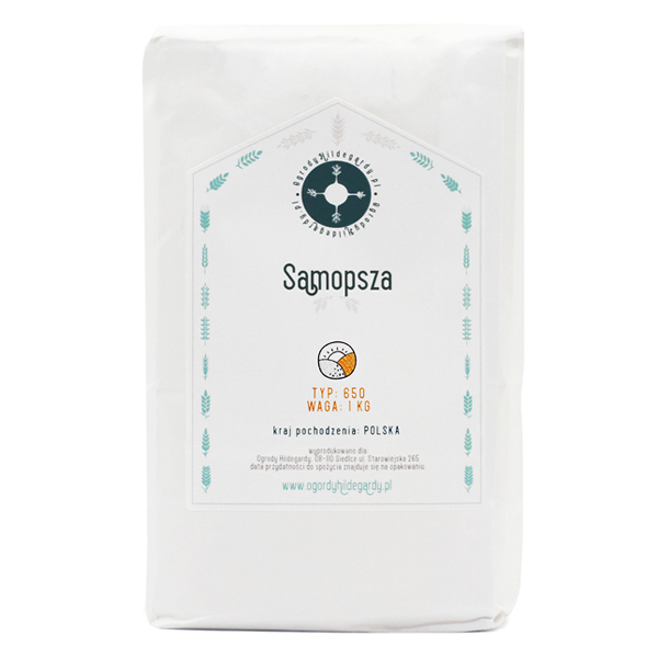 Mąka orkiszowa - Mąka typ 650 Samopsza 1kg, PL6501