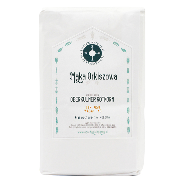 Mąka orkiszowa - Mąka typ 450 Orkisz Oberkulmer 1 kg, PL4501