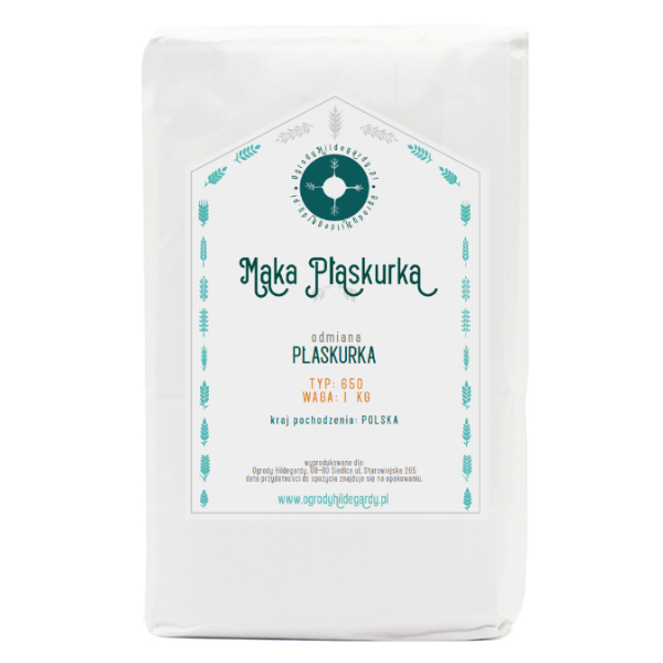 Mąka z Płaskurki typ 650 - 1 kg, PL650P