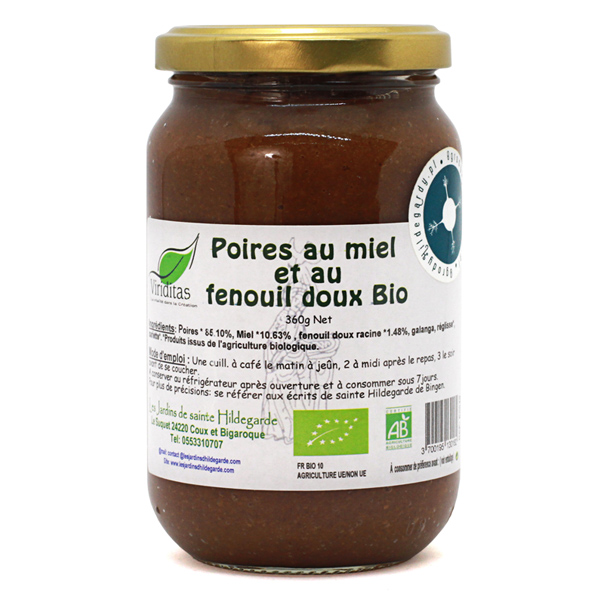 Przyprawy i zioła - Mieszanka z koprem włoskim - miód gruszkowy (gotowy do spożycia) Bio*, E0040