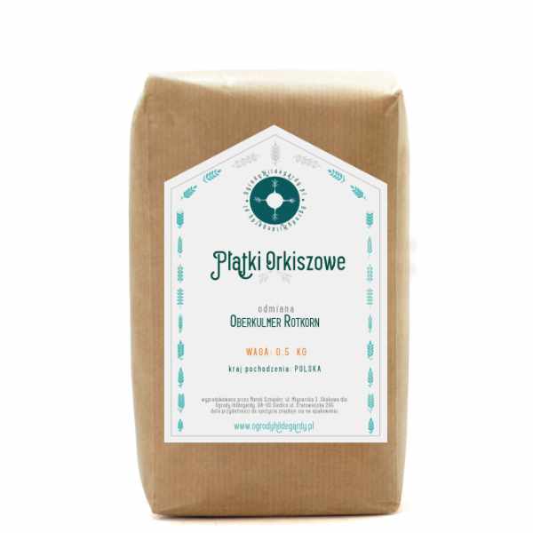 Płatki orkiszowe  - Obekrulmer Rotkorn 500g, OH-796