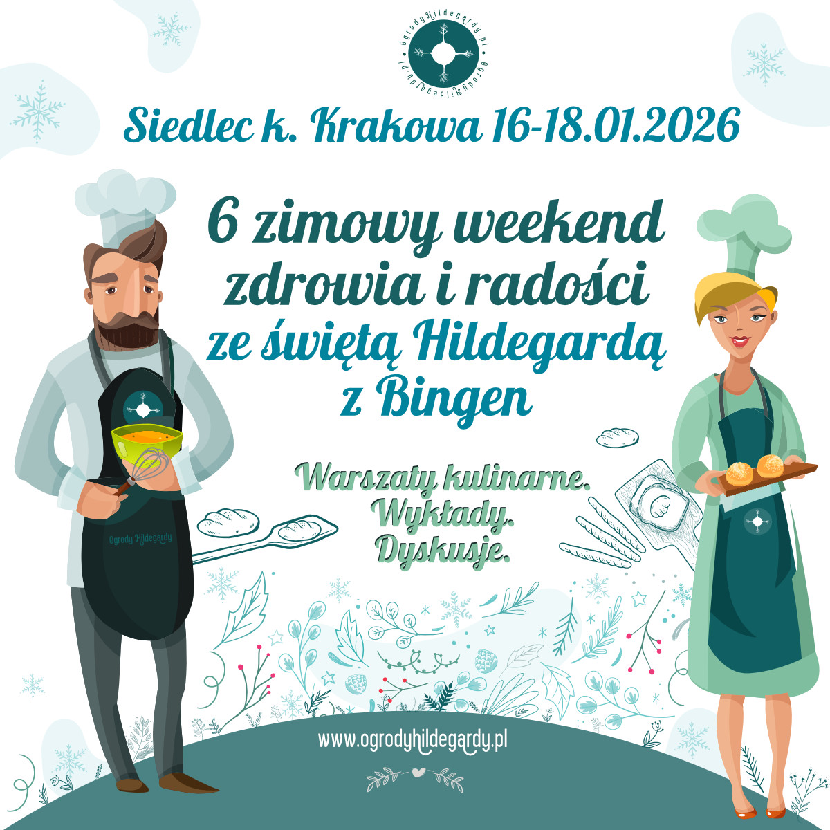 Zimowe warsztaty zdrowia i radości ze świętą Hildegardą z Bingen 1.2026, warsztaty-siedlec6