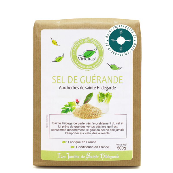 Przyprawy i zioła - Sól z ziołami św. Hildegardy 500g, SELH50