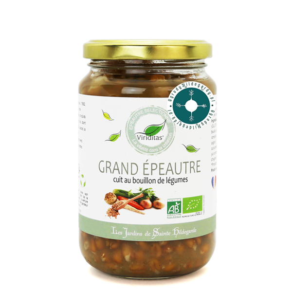 Ziarno orkiszu ugotowane w bulionie warzywnym 240g BIO*, 00051