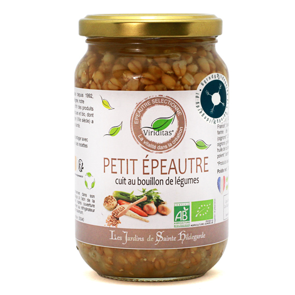 Ziarno samopszy ugotowane w bulionie warzywnym 240g BIO* Ziarno samopszy ugotowane w bulionie warzywnym 240g BIO*