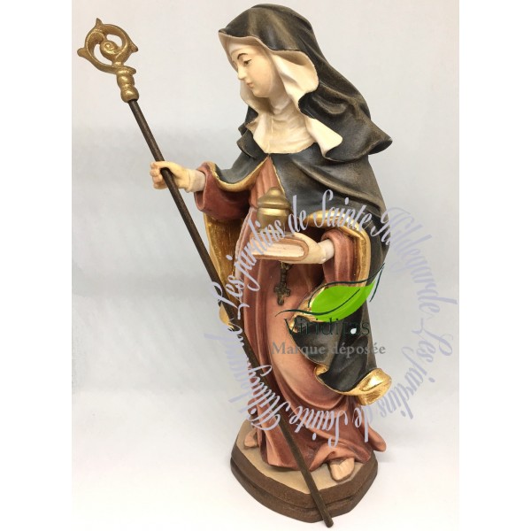 Figura drewniana św. Hildegarda, P200 - -(P200)