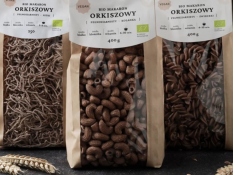 Makaron Orkiszowy Pełnoziarnisty BIO vegan Świderki 400 g., Makaron Orkiszowy Pełny Świderki - -(Makaron Orkiszowy pełny świderki)
