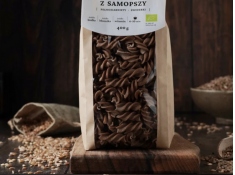 Makaron z samopszy pełnoziarnisty BIO vegan świderki 400 g., Makaron z samopszy 400 - -(Makaron z samopszy 400)
