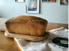 Chleb na zakwasie z mąki z samopszy typ 650 bez ziaren i dodatków. waga 900-950g, chleb_samopsza_bez_ziarna1kg - -(chlebsamopszabez)