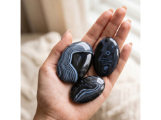 Kamienie szlachetne - Onyx czarny naturalny 4-7 cm, 70055_5